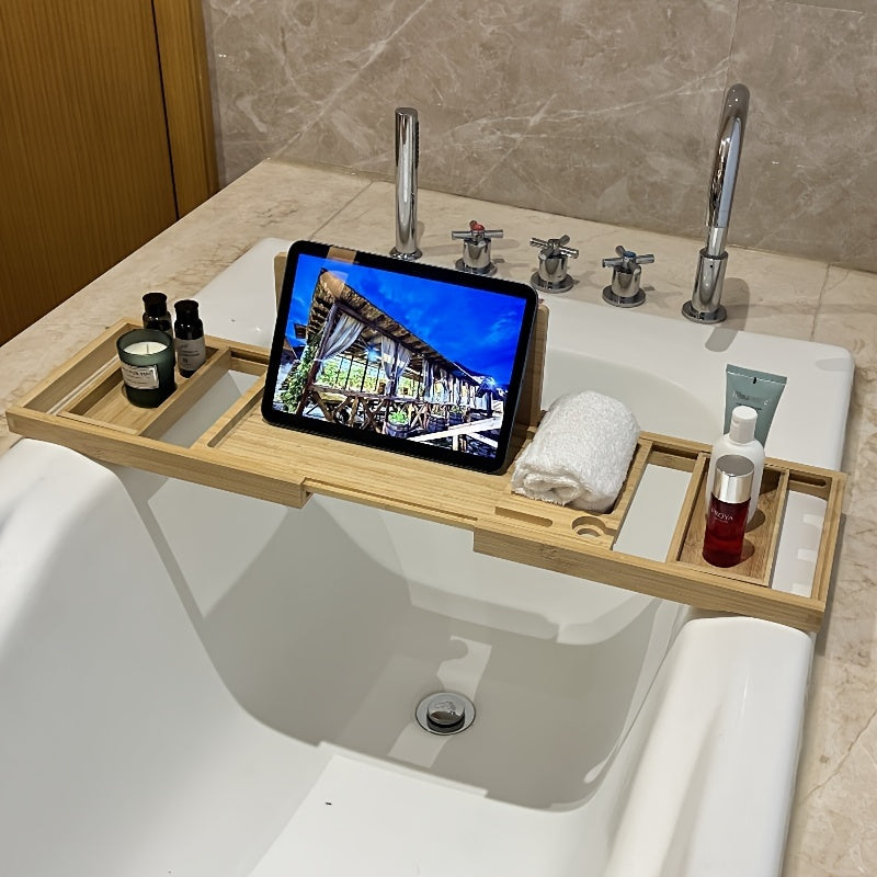 Vassoio da bagno in bambù - Per il massimo relax