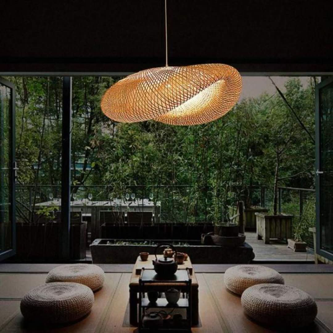 Muto - bamboe led-hanglamp