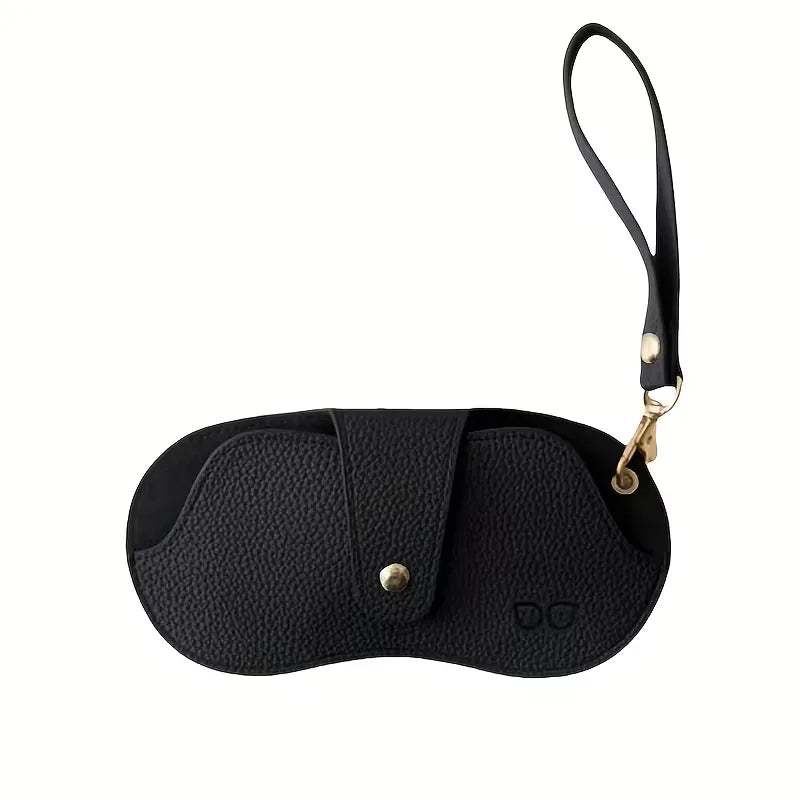 Lunettes de soleil avec étui en cuir PU