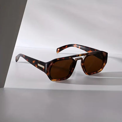 Lunettes de soleil rectangulaires en polycarbonate