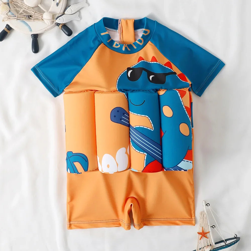 Traje de baño evolutivo para niños con flotabilidad ajustable - aprendizaje seguro de la natación y protección UV