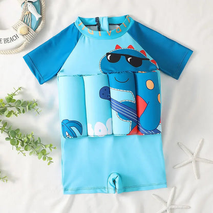 Traje de baño evolutivo para niños con flotabilidad ajustable - aprendizaje seguro de la natación y protección UV