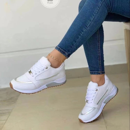 Zapatillas de mujer con suela plana y punta redonda