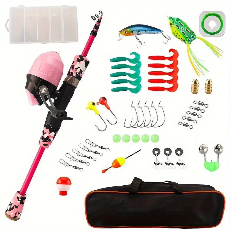 Ultralight Carbon Fibre Fishing Rod Set with Complete Accessories
