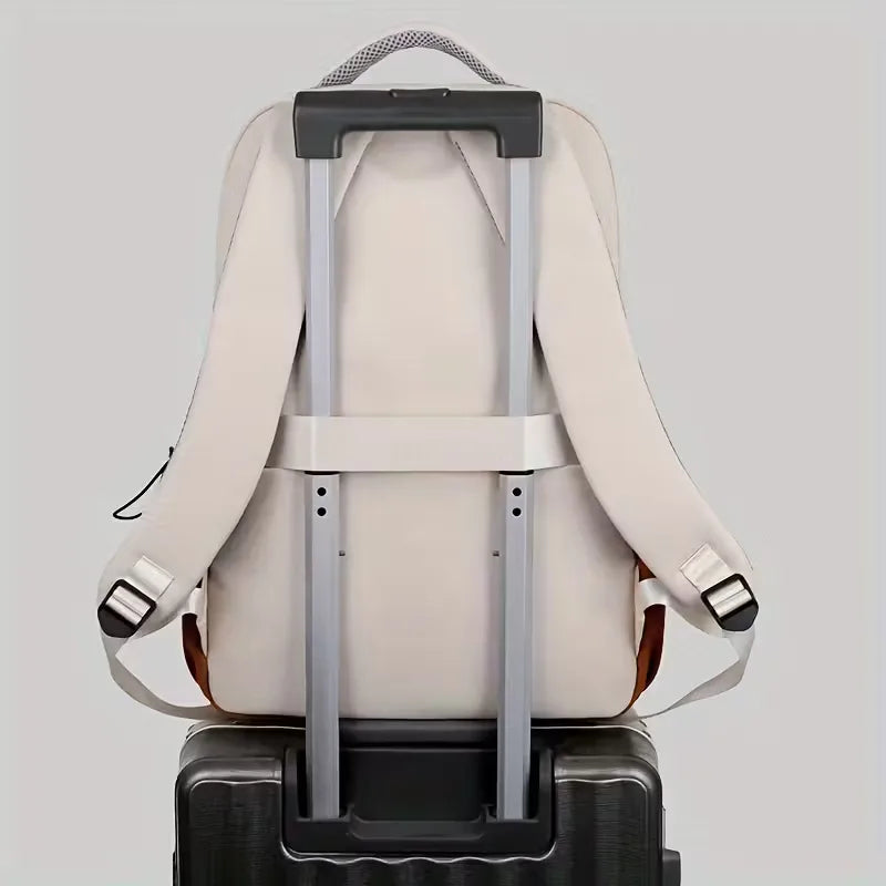 Sac à dos bicolore avec bretelles réglables