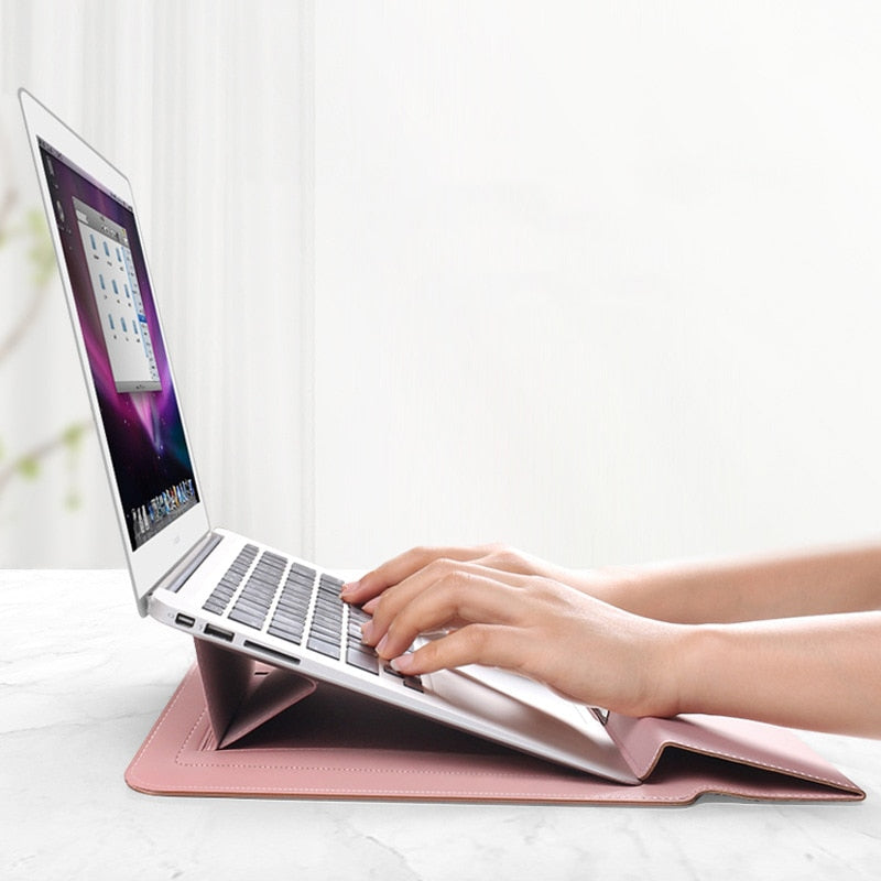 Custodia per laptop con supporto integrato – Custodia protettiva per laptop da 11–16 pollici