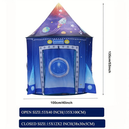 Tente de jeu escamotable Galaxy Explorer - Thème spatial, pour l’intérieur et l’extérieur