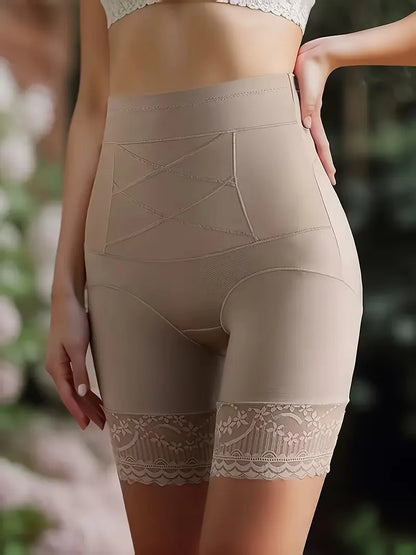 High-waisted shapewear shorts
