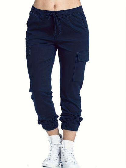Cargobroek voor dames met zakken en comfortabele pasvorm voor dagelijks casual gebruik