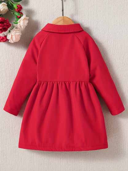 Toddler Girls' Winter Coat with Fleece Lining - Sabine