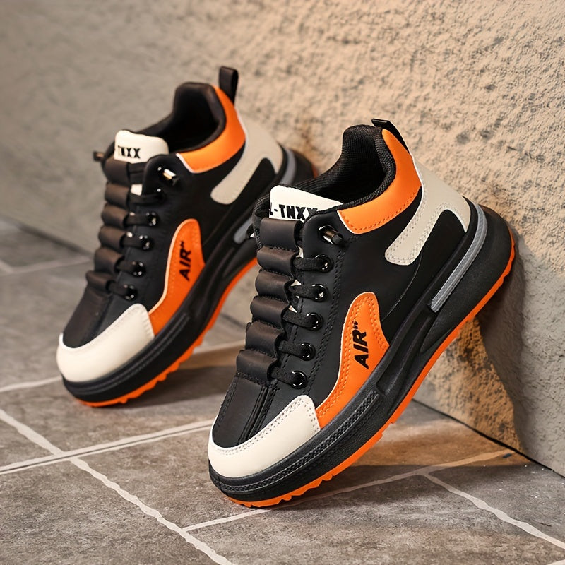 Boys' shoes, comfortable non-slip lace-up shoes with a soft sole - Leon