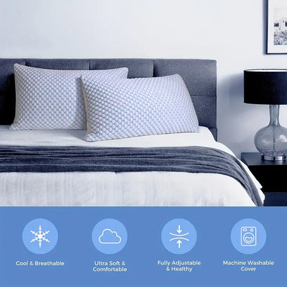 Cool pillow - memory foam - ideal for warm days