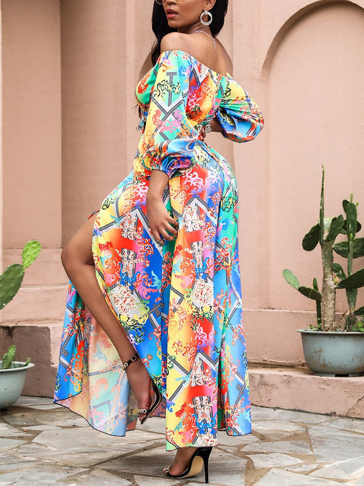 Rebecca - Zomerse jurk met blote schouders