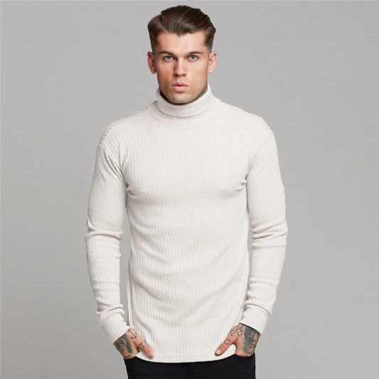 Suéter de cuello alto cómodo para hombre - Adrian