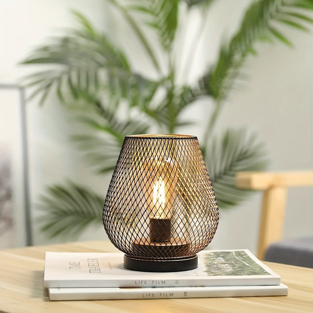Sada stolních lamp RusticMesh – Industriální styl a atmosférické osvětlení