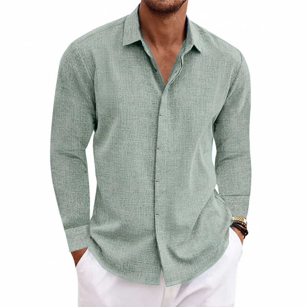 Men's Long Sleeve T-Shirt Plain