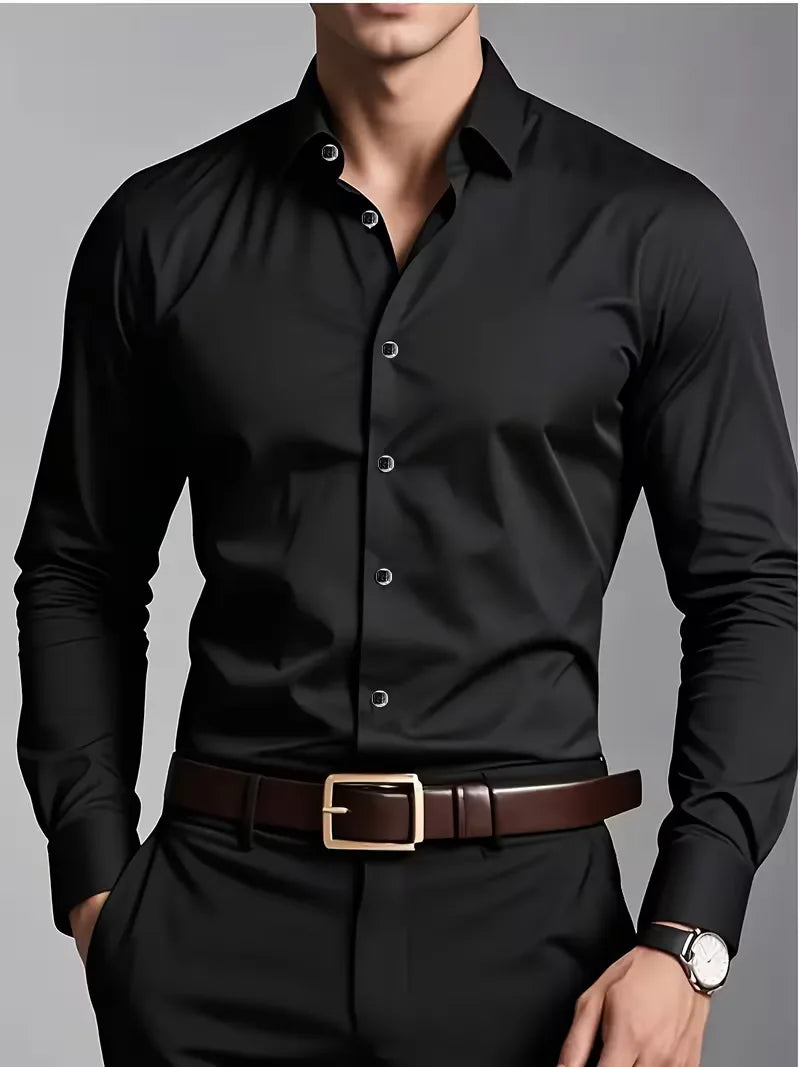 Chemises intelligentes coupe slim col mandarin
