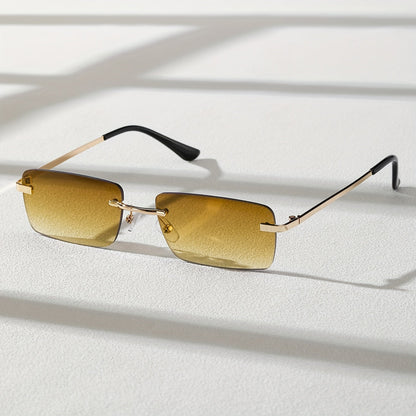 Stylish Frameless Sunglasses – Trendy and Comfortable for Men