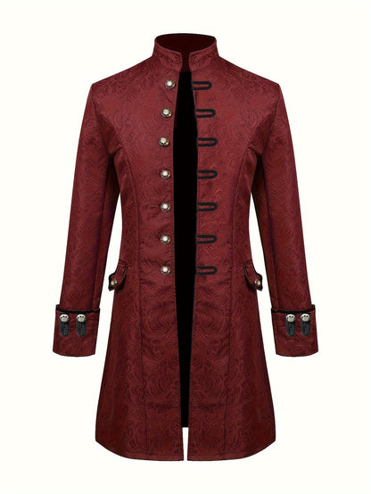 Cappotto jacquard medievale Hendrik - Abito elegante e raffinato per le occasioni festive