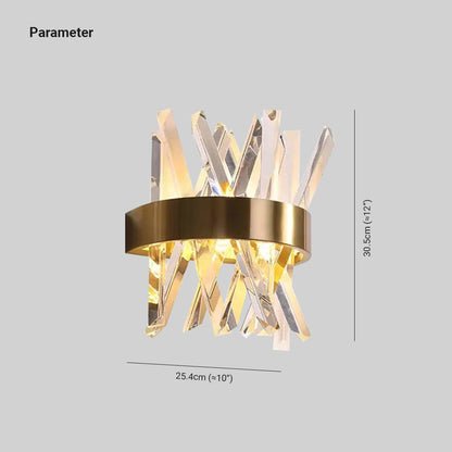 Luxe LED Wall Lamp Marilyn – Modern Gold Design