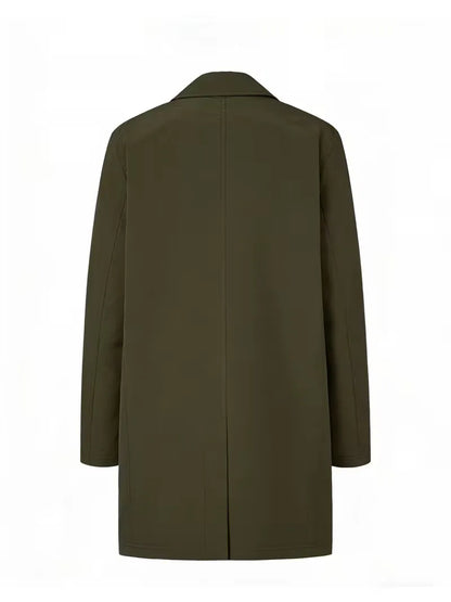 Trench-coat slim avec détail de poche