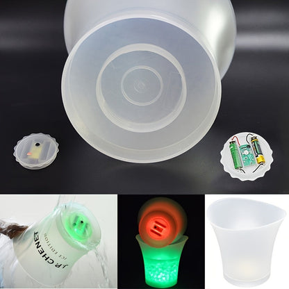 Secchiello per il ghiaccio illuminato con LED da 5L – Perfetto per champagne e birra