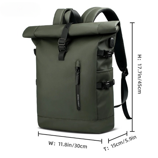 Bolsa y mochila impermeable 3 en 1 para bicicleta (gancho para bicicleta no incluido)