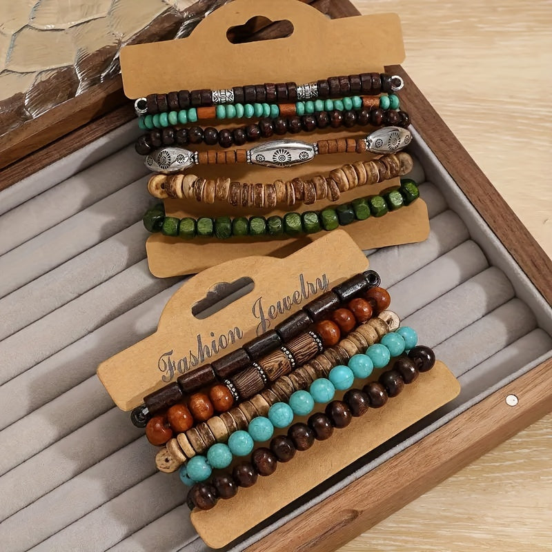 Set di braccialetti naturali - Per un look elegante