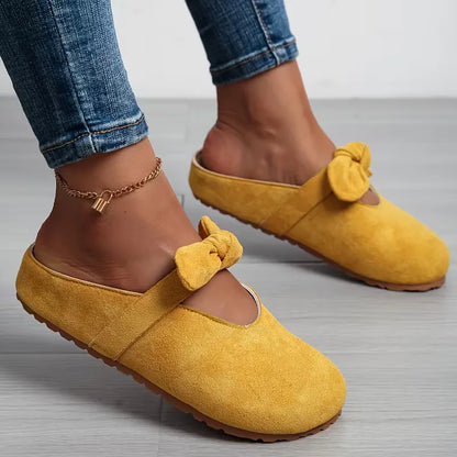 Chaussons avec design nœud