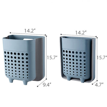 Foldable Wall-Mounted Laundry Basket – Space-Saving and Ventilated