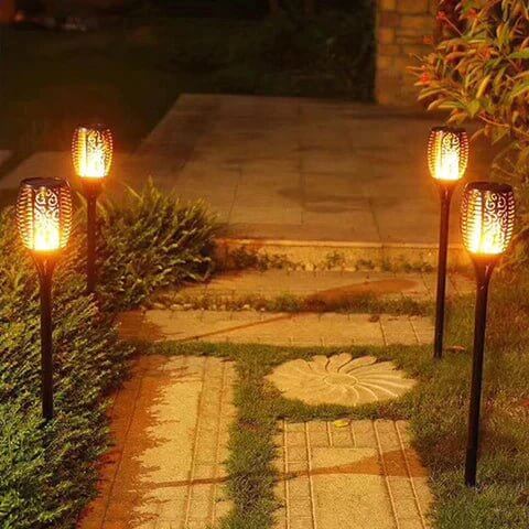 2x Solar Garden Lanterns for Magical Evenings