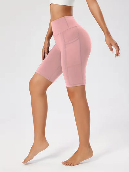 Shorts taille haute coupe slim