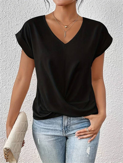 Elysia - T-shirt casual a maniche corte da donna