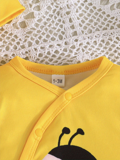 Cute Bees Jumpsuit Set – Perfect for Outdoor Adventures for Babies