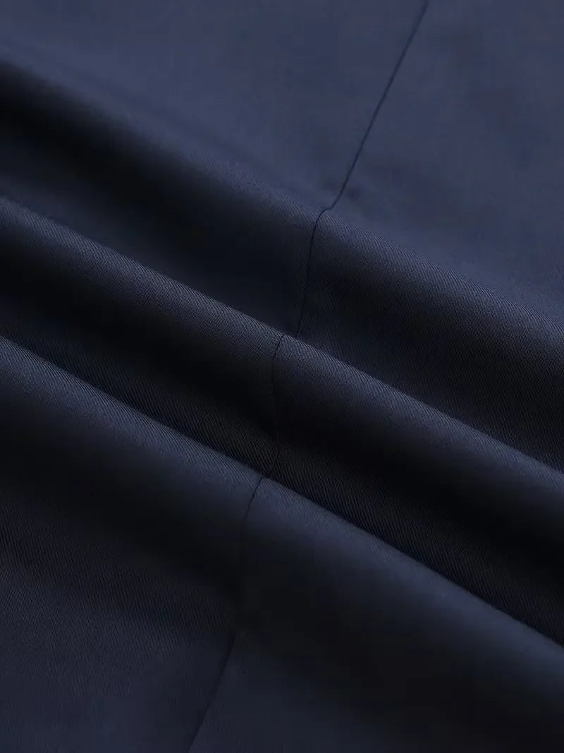 Blazer ajusté avec col mandarin