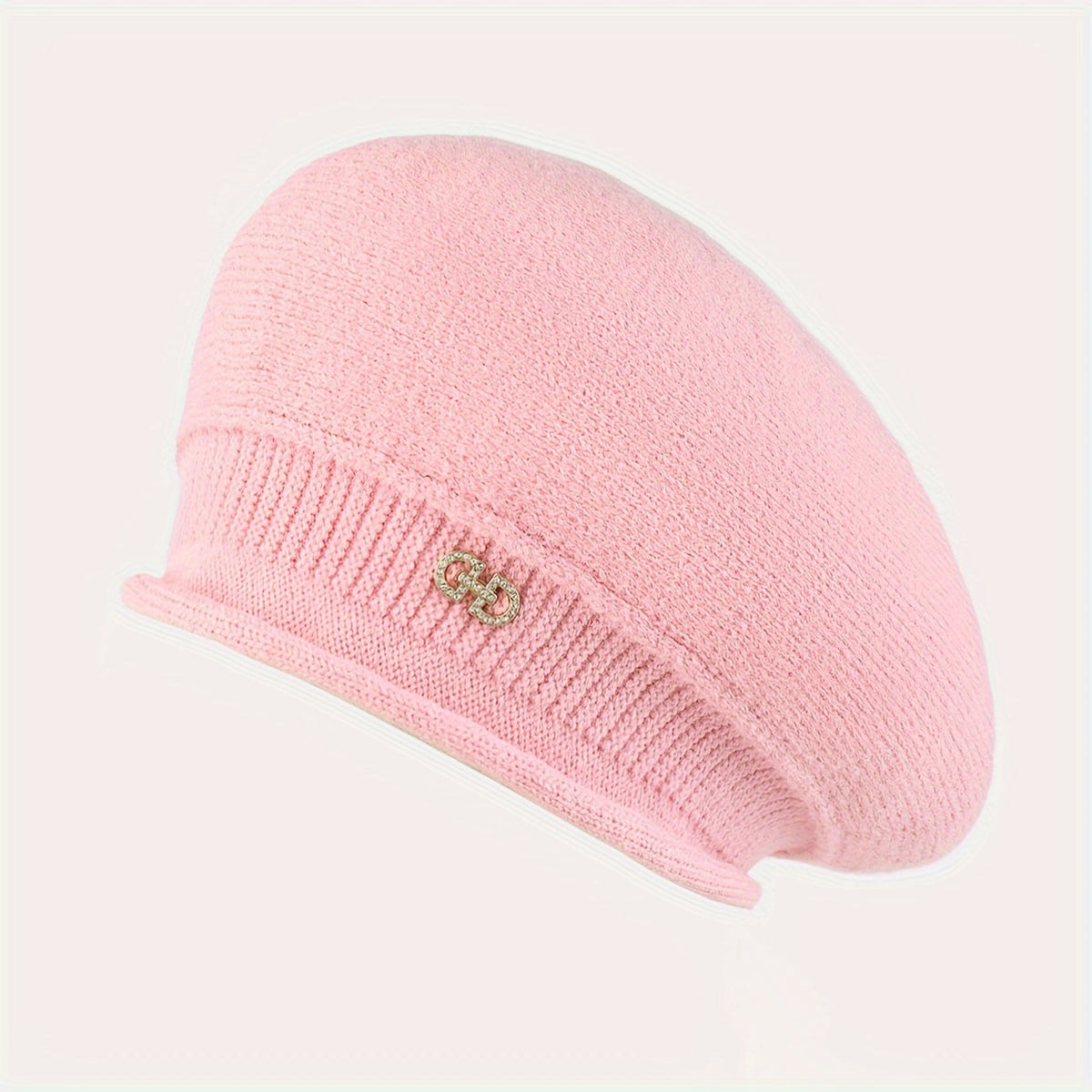 Elegantní pletený baret pro ženy - Elegance a teplo v zimě