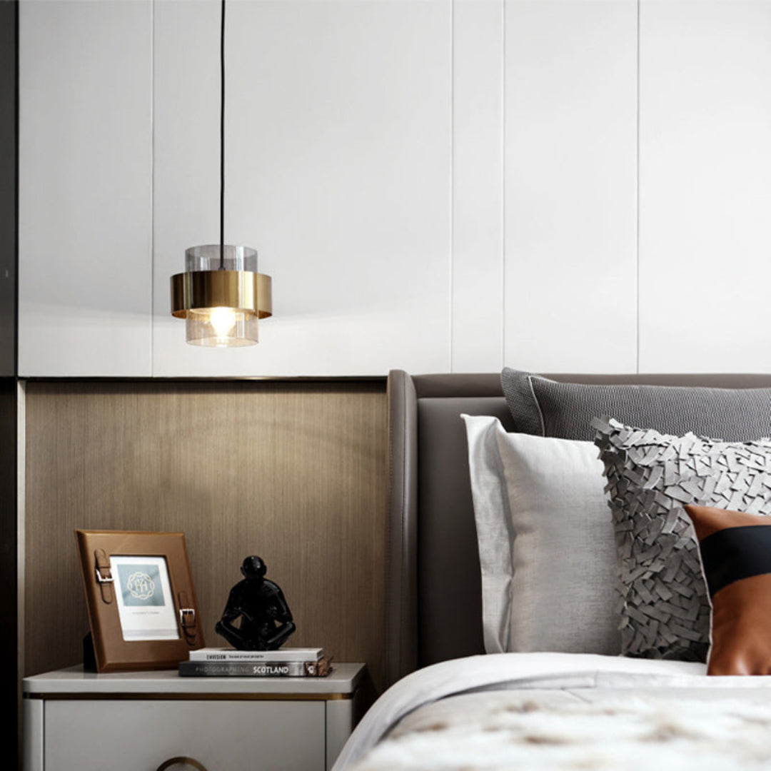 Scandinavian Round Glass Pendant Lamp – Modern and Elegant Design