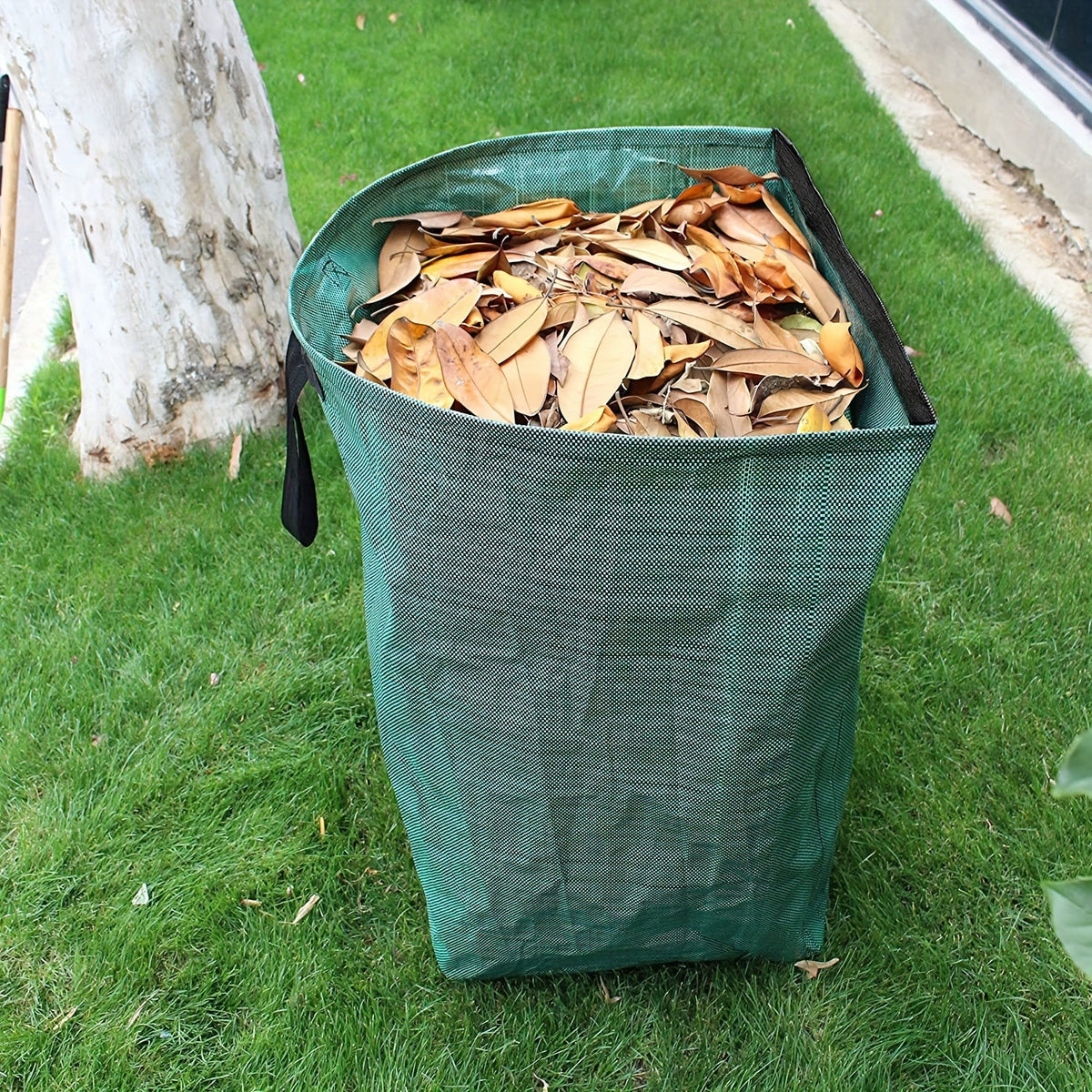 Large Garden Waste Bag - Durable and Reusable, 53 Gallon Capacity