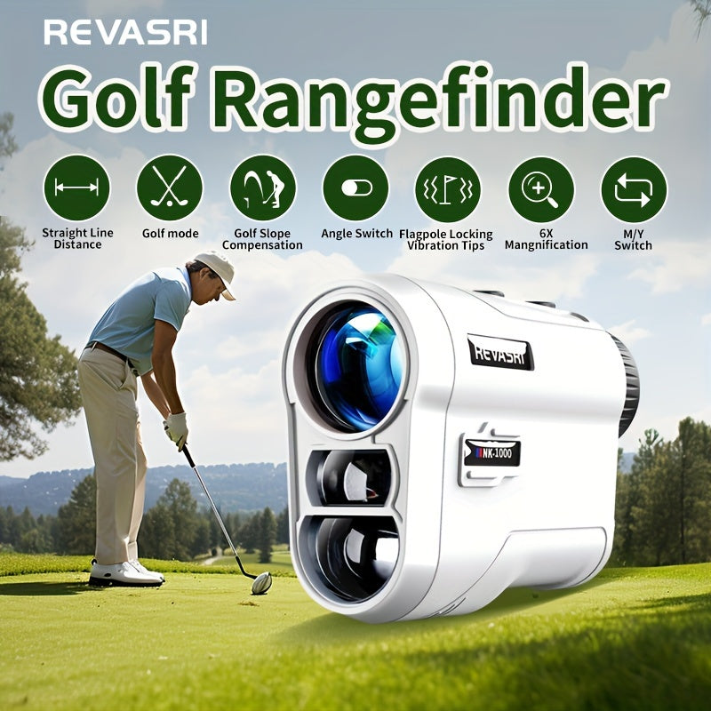 Telemetro da golf avanzato - Misurazioni precise con compensazione della pendenza e feedback tramite vibrazione
