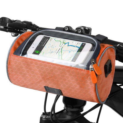 Praktická taška na bicykel na riadidlá s držiakom na smartfón a vodoodolným materiálom