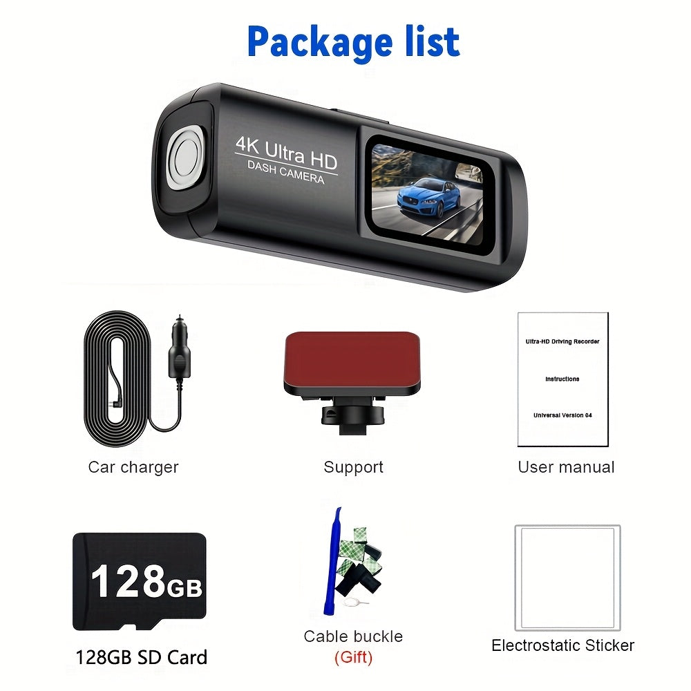 Dashcam 4K Ultra – Seguridad inteligente e imagen nítida en cada viaje
