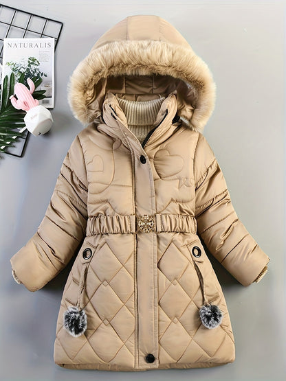 Winter Jacket with Hood for Girls - Nicole