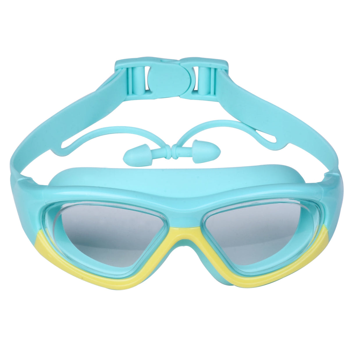 Occhialini da nuoto per bambini con montatura ampia - comodi e antiappannamento, per divertirsi in acqua