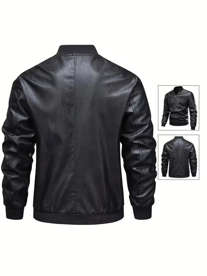 Veste bomber ajustée à manches longues