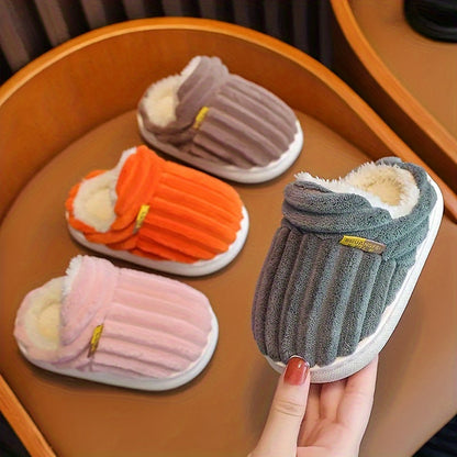 Soft Plush Cosy House Slippers for Boys and Girls - Justine