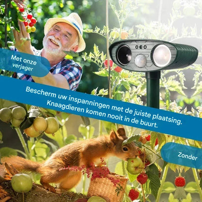 Motion-Activated Solar Ultrasonic Deer Repeller