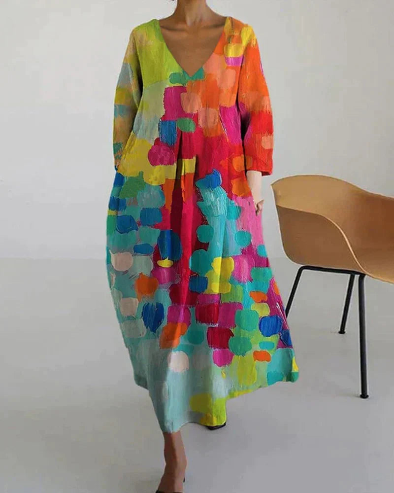 Colourful Dress - Ana