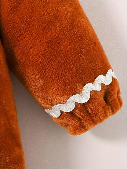 Gingerbread Man Baby Grow for Children - For Festive Coziness