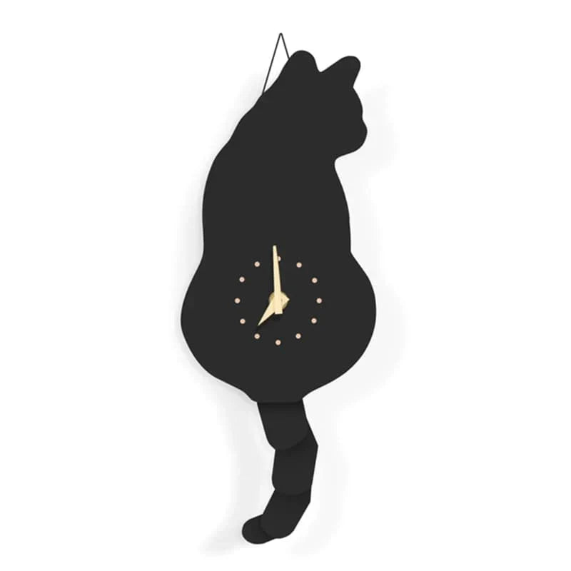 FelineTime - kissa heiluvalla hännällä - ainutlaatuinen seinäkello