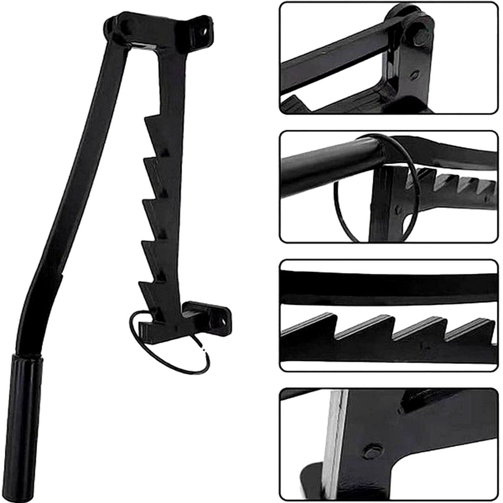 Manual Wall-Mounted Log Splitter - Lever-Activated Firewood Tool
